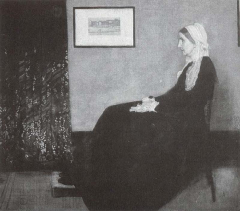 James Mcneill Whistler Arrangement in Grau  und Schwarz China oil painting art